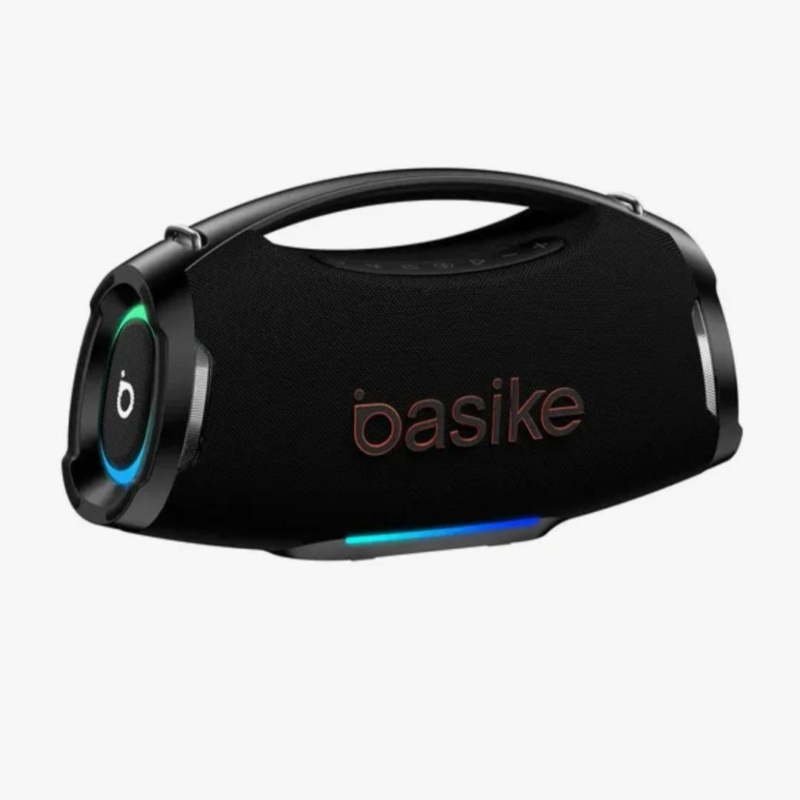 Caixa de Som Portátil Basike Bluetooth 200W Com Graves Reforçados e À Prova D'Água